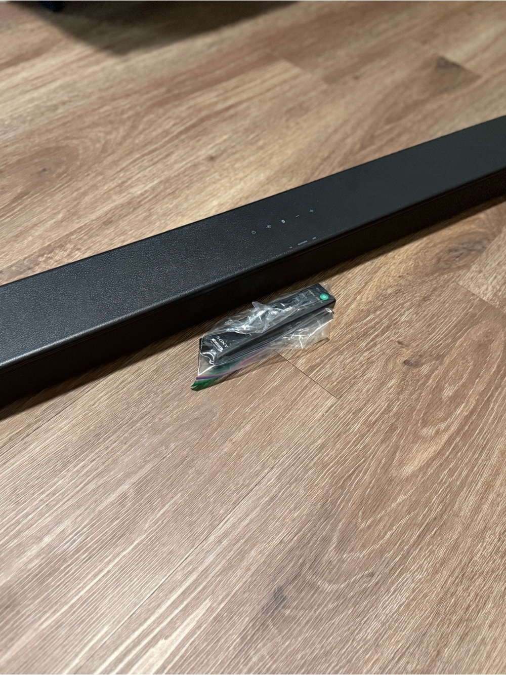 Sony Black Slim Soundbar with Remote